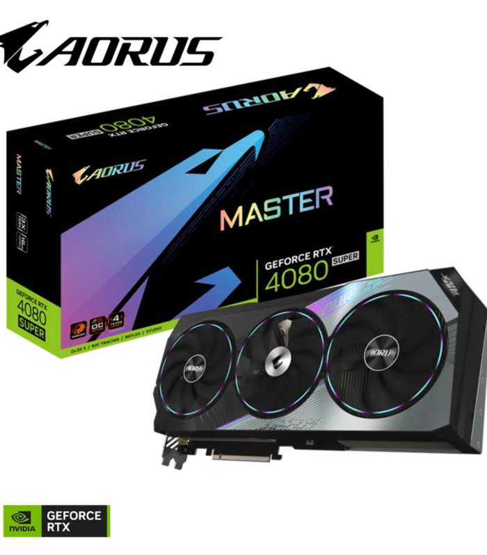 GIGABYTE • GeForce RTX™ 4080 • AORUS • SUPER MASTER • 16 GB GDDR6X • Triple Fan • Graphic Card