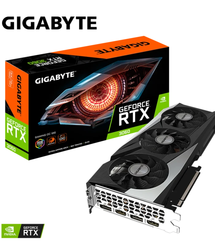 GIGABYTE • GeForce RTX™ 3060 • GAMING • OC • 12 GB GDDR6 • Triple Fan • Graphic Card