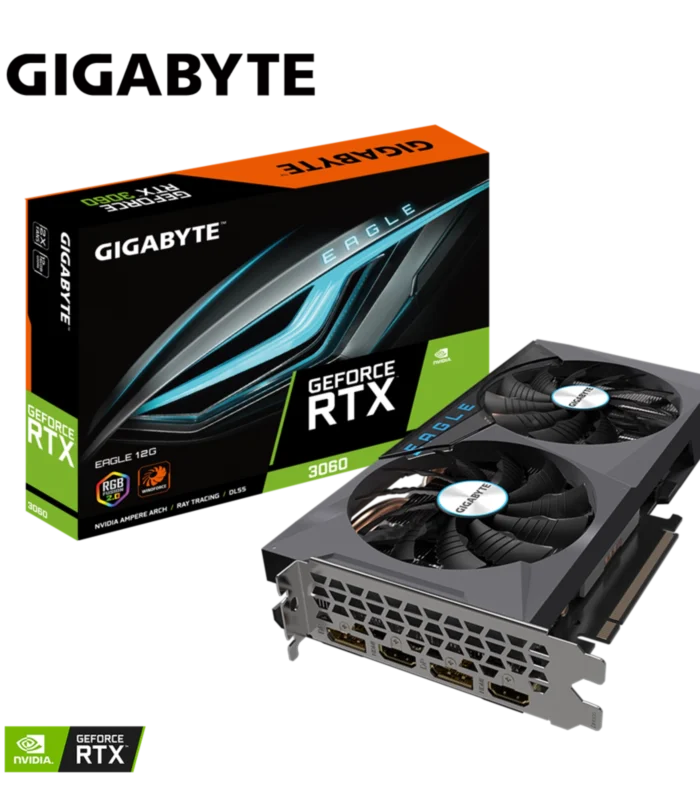 GIGABYTE • GeForce RTX™ 3060 • EAGLE • 12 GB GDDR6 • Dual Fan • Graphic Card