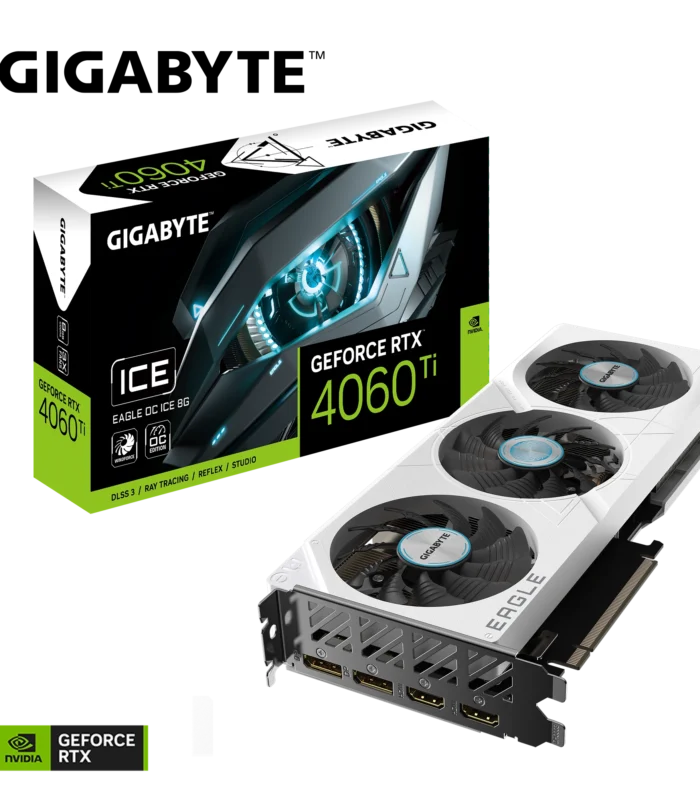 GIGABYTE • GeForce RTX™ 4060 Ti • EAGLE • OC ICE • 8 GB GDDR6 • Triple Fan • Graphic Card