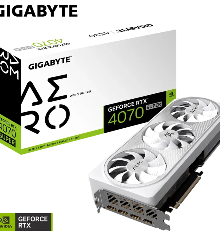 GIGABYTE • GeForce RTX™ 4070 SUPER • AERO • OC • 12 GB GDDR6X • Triple Fan • Graphic Card