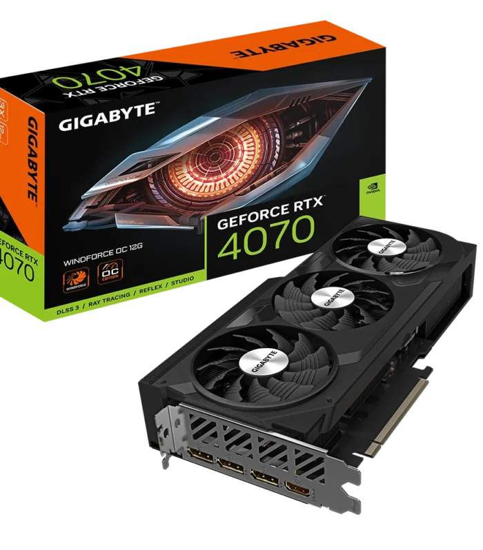 GIGABYTE • GeForce RTX™ 4070 SUPER • WINDFORCE • OC • 12 GB GDDR6X • Triple Fan • Graphic Card