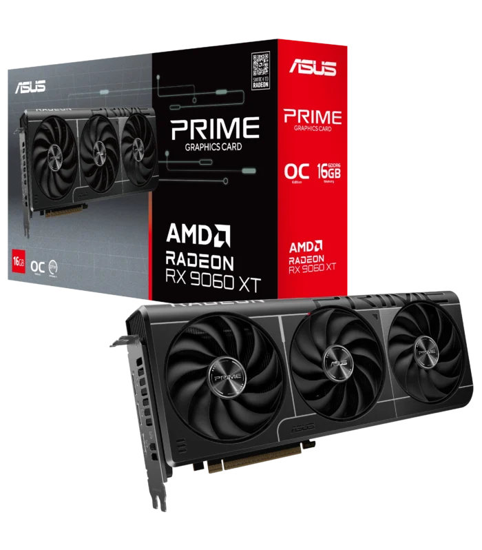 ASUS • AMD Radeon™ RX 9060 XT • Prime • 16 GB GDDR6 • Triple Fan • Graphic Card